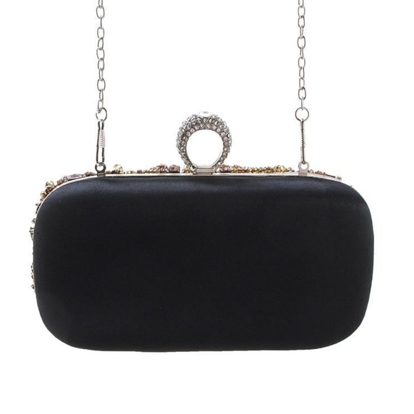 Multi jeweled purse with ring accent - Picture 3 of 3